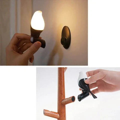 LumaWood | LED houten tafellamp – Sensor nachtlampje, aanraakbediening en moderne bureaulamp
