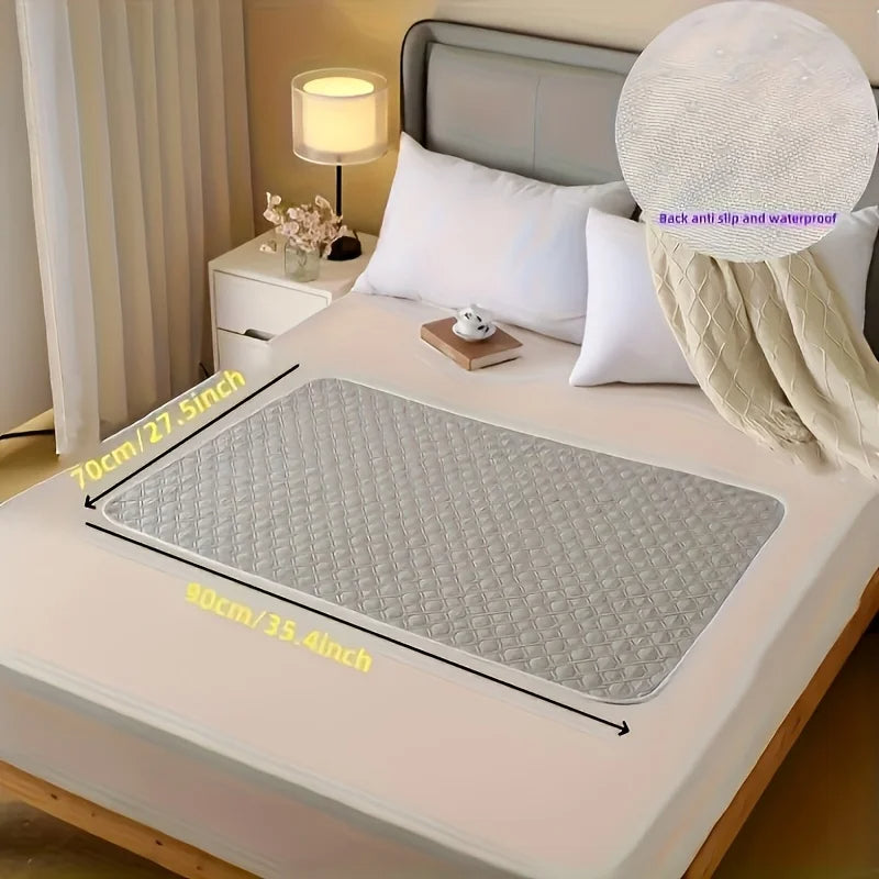 SleepSafe | Gewatteerde waterdichte bedbeschermer – wasbaar, antislip en herbruikbaar