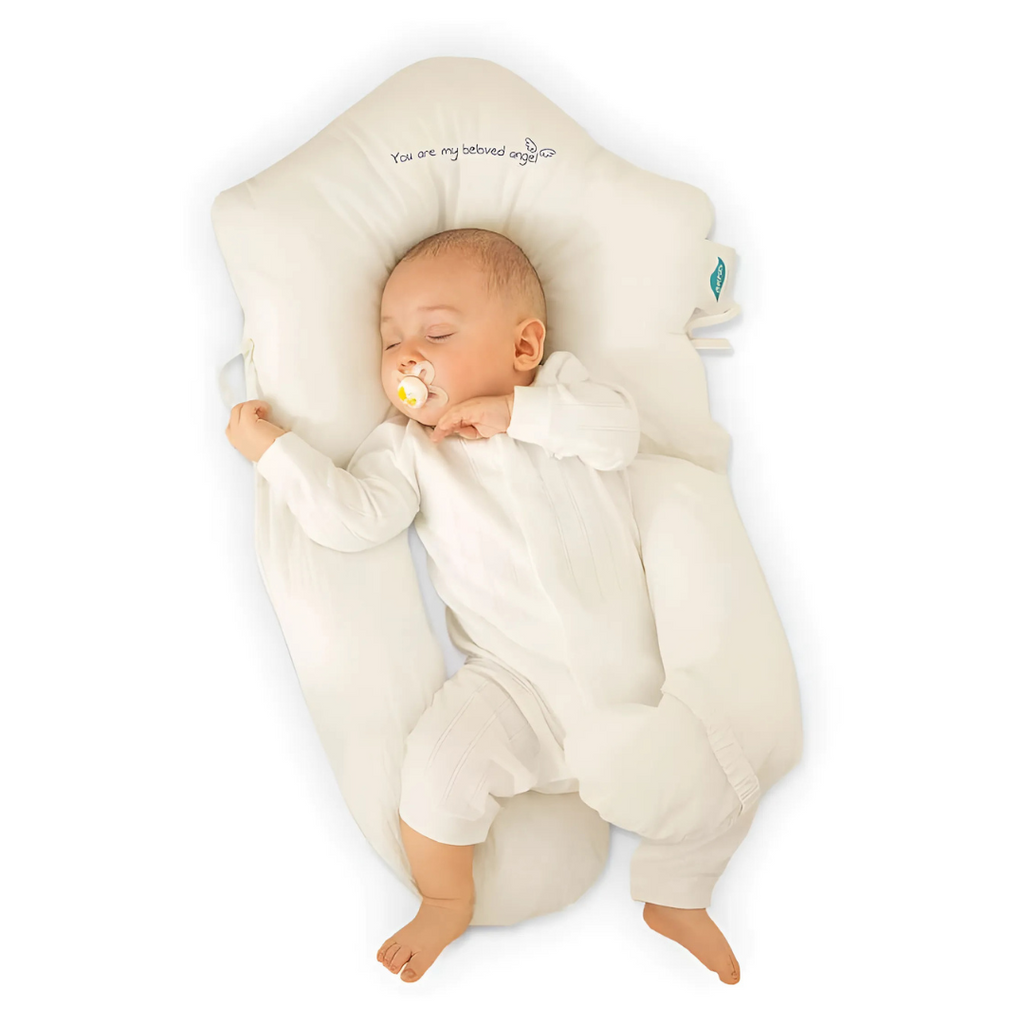 SafeCuddle | Antibacterieel babyknuffelkussen – Zacht, hygiënisch en veilig slaapkussen voor baby's