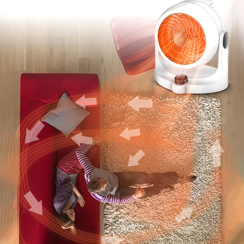 ComfyBreeze | 2-in-1 verwarmde luchtcirculatieventilator – ruimteverwarmer en koelventilator