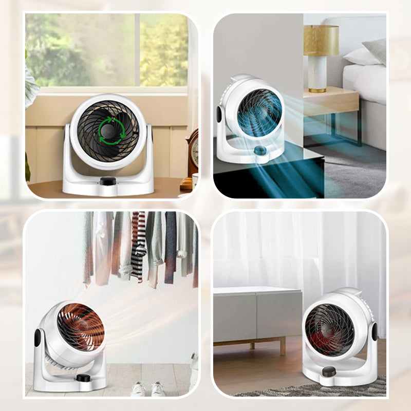 ComfyBreeze | 2-in-1 verwarmde luchtcirculatieventilator – ruimteverwarmer en koelventilator
