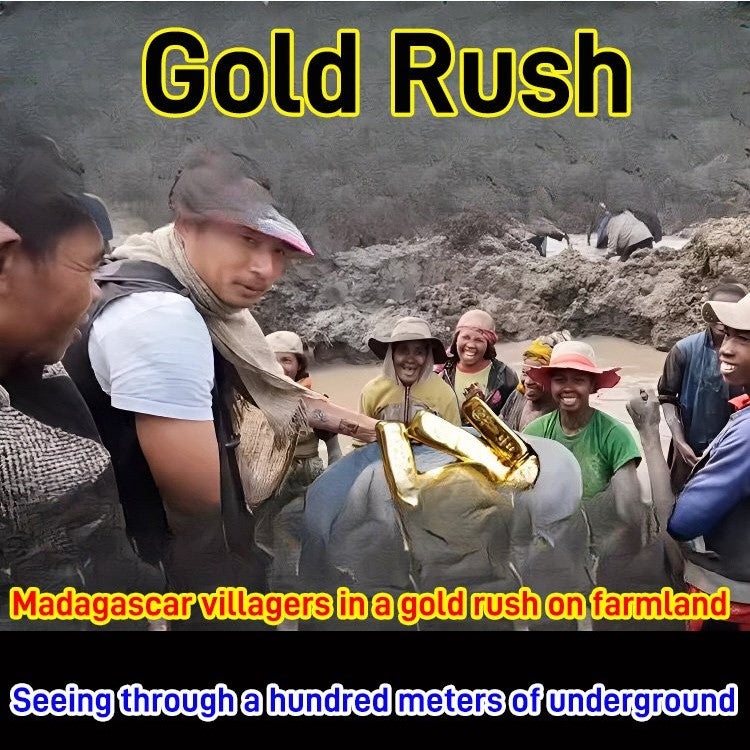 TreasureLight | Zeer gevoelige LED-metaaldetector met knipperend alarm en detectie op lange afstand