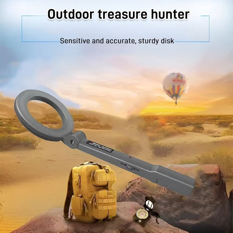 TreasureLight | Zeer gevoelige LED-metaaldetector met knipperend alarm en detectie op lange afstand