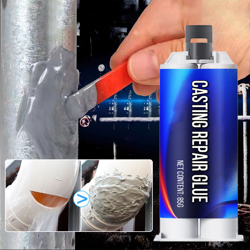 ResiWeld | Hittebestendige giethars reparatielijm - Epoxy vloeibare metaallijm voor metaal-