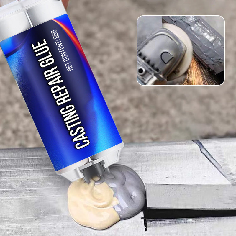 ResiWeld | Hittebestendige giethars reparatielijm - Epoxy vloeibare metaallijm voor metaal-