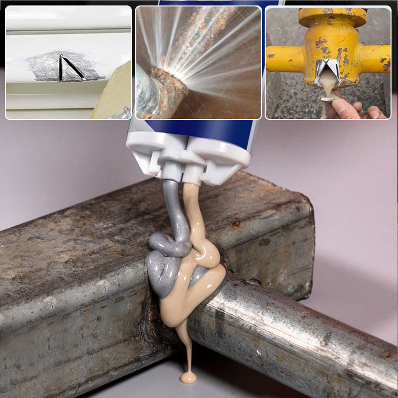 ResiWeld | Hittebestendige giethars reparatielijm - Epoxy vloeibare metaallijm voor metaal-