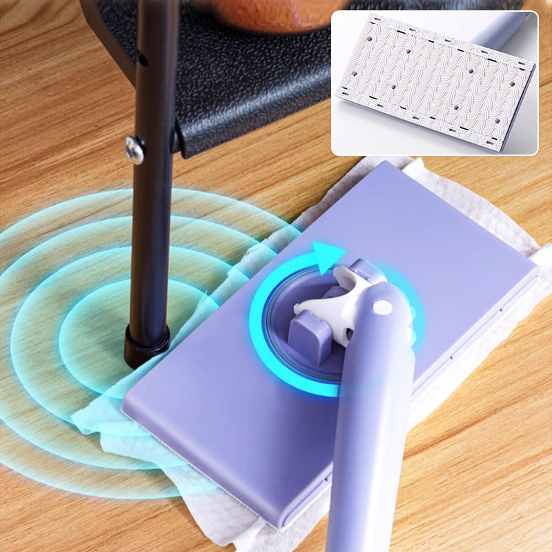 SnapMop | Wet Wipes Reinigingsmop met 10 gratis mopovertrekken - Handsfree, Herbruikbaar