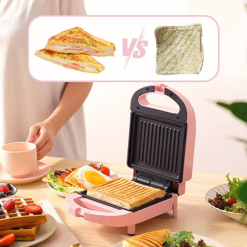 Toastix | Compacte mini-broodrooster en sandwichmaker – snel, antiaanbaklaag