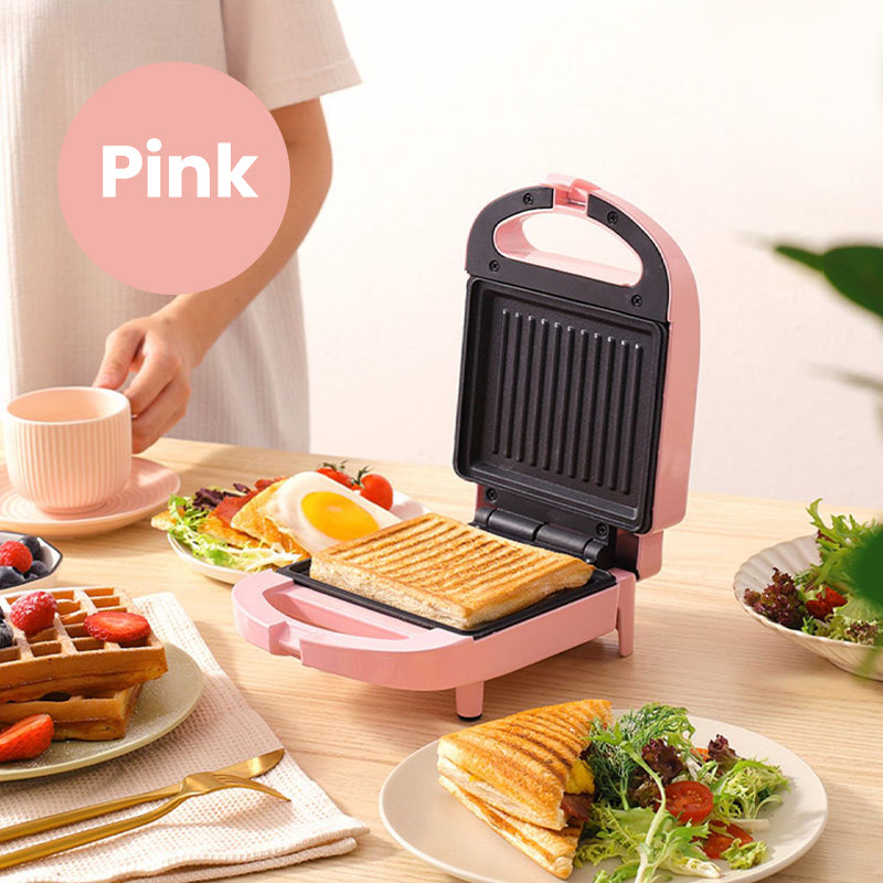 Toastix | Compacte mini-broodrooster en sandwichmaker – snel, antiaanbaklaag