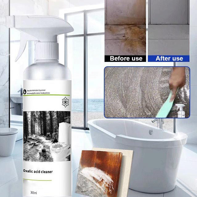 OxErase | Oxaalzuur vlekverwijderaar spray - verwijdert roest, kalk, schimmel en watervlekken