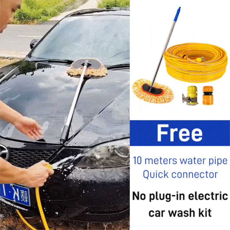 SparkMop | Oplaadbare elektrische autowasborstel – hogedrukwaterborstel met snelkoppeling
