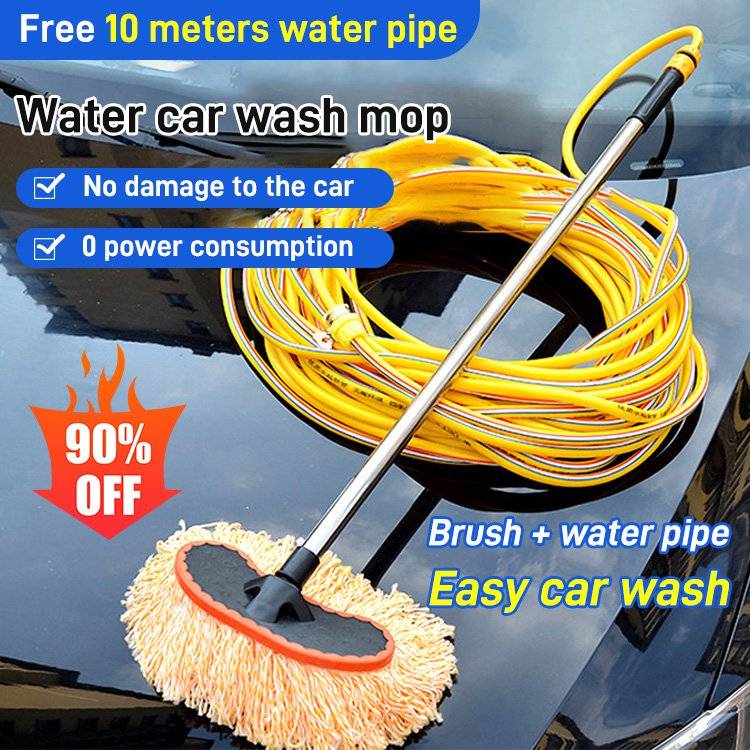 SparkMop | Oplaadbare elektrische autowasborstel – hogedrukwaterborstel met snelkoppeling