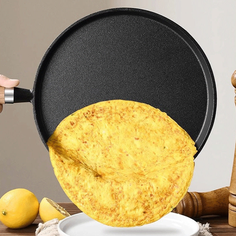 CookForge | Vooraf gekruide gietijzeren koekenpan 20 & 26 cm – Stevige koekenpan