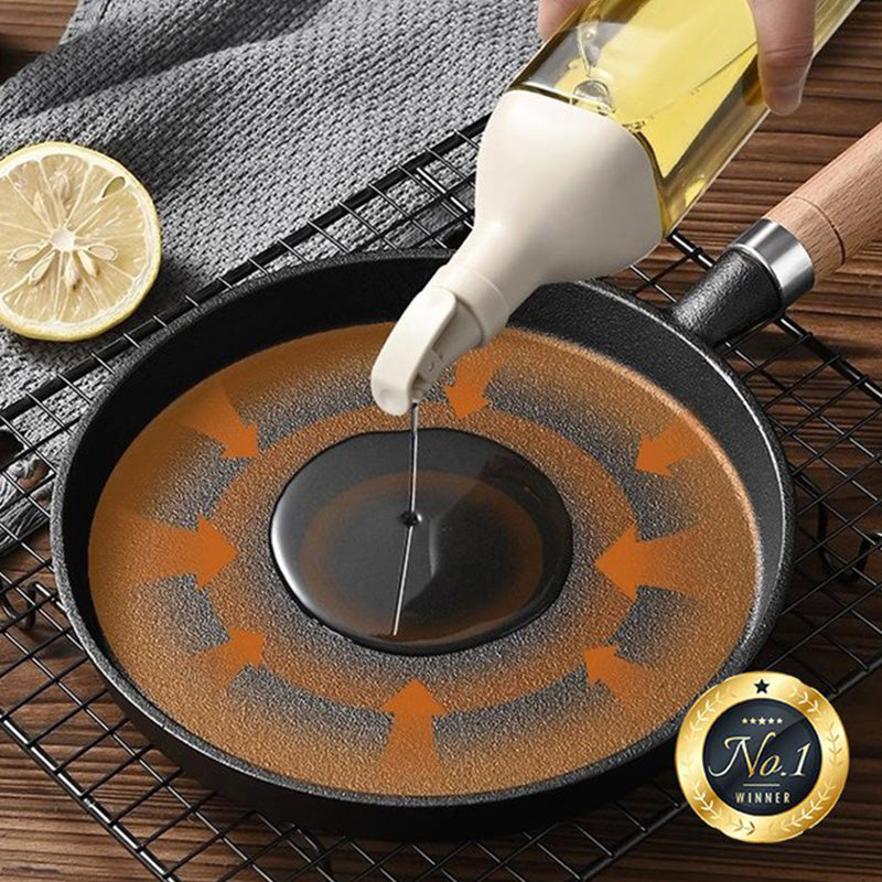 CookForge | Vooraf gekruide gietijzeren koekenpan 20 & 26 cm – Stevige koekenpan