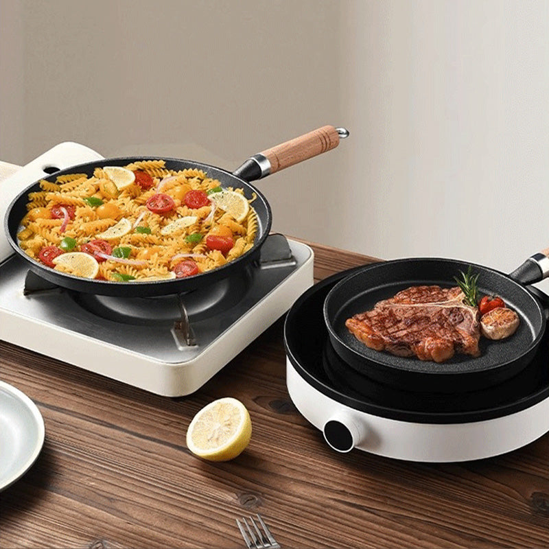 CookForge | Vooraf gekruide gietijzeren koekenpan 20 & 26 cm – Stevige koekenpan
