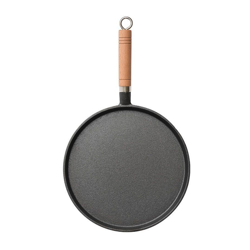 CookForge | Vooraf gekruide gietijzeren koekenpan 20 & 26 cm – Stevige koekenpan