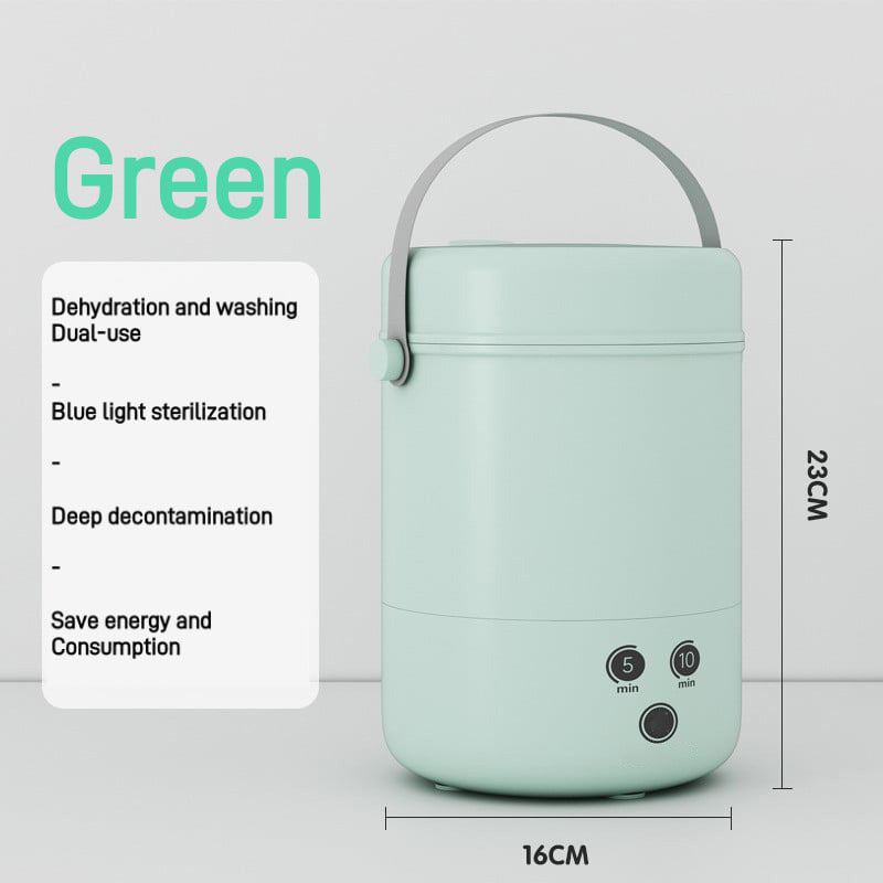 MiniWash | Draagbare automatische wasmachine voor sokken en ondergoed met UV-sterilisatie