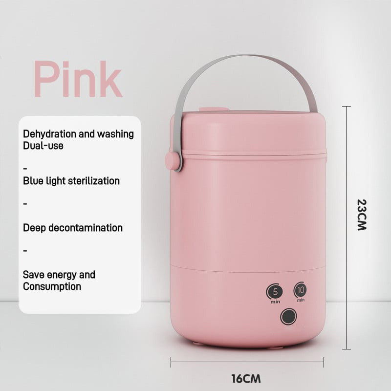 MiniWash | Draagbare automatische wasmachine voor sokken en ondergoed met UV-sterilisatie