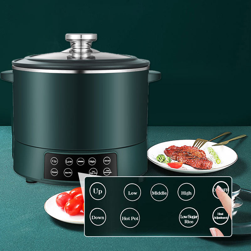 HotNest | Elektrische multifunctionele hotpot met stoommandje van 3 liter – koken, stomen en stoven met instelbare temperatuur