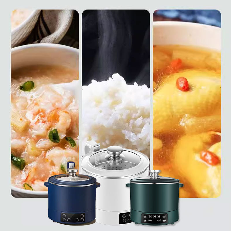 HotNest | Elektrische multifunctionele hotpot met stoommandje van 3 liter – koken, stomen en stoven met instelbare temperatuur