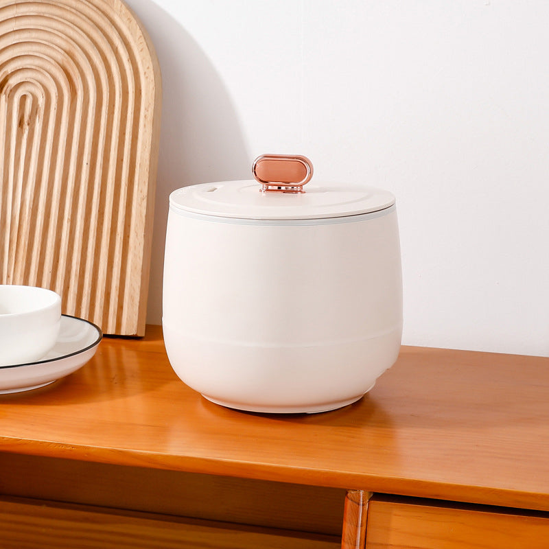 HotBask | Compacte mini-elektrische hotpot met stoompan – multifunctionele kookpan voor rijst, soep en hotpot, warmhoudfunctie en antiaanbaklaag