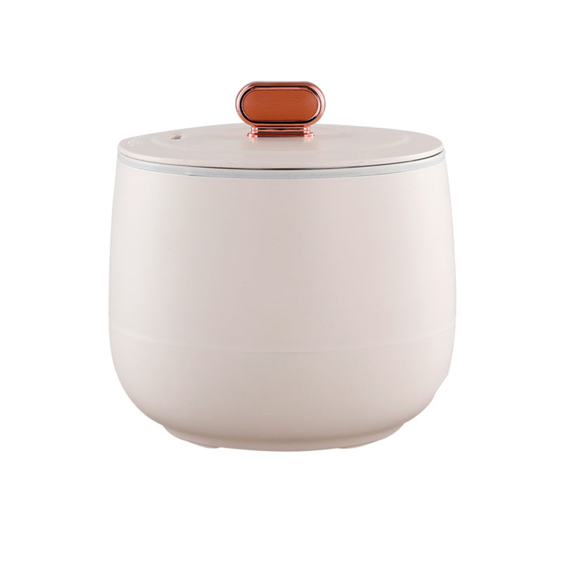 HotBask | Compacte mini-elektrische hotpot met stoompan – multifunctionele kookpan voor rijst, soep en hotpot, warmhoudfunctie en antiaanbaklaag