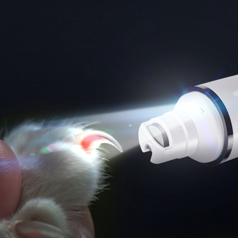 PawTrim | Stille Nagelvijl voor Huisdieren met LED-licht – Elektrische Nageltrimmer voor Honden & Katten