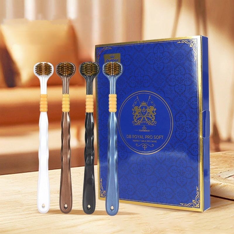 AngleDent | Drievoudige multi-angle tandenborstel voor grondige reiniging, verwijdering van tandplak