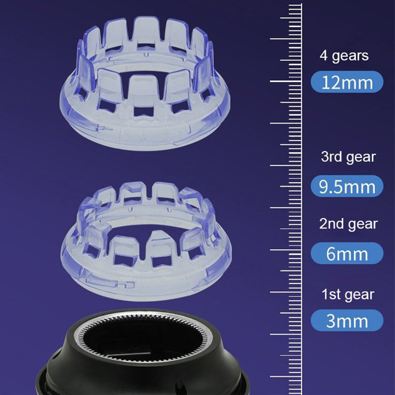 LumeClip | Draadloze tondeuse – LED-haartrimmer, verstelbaar en draagbaar