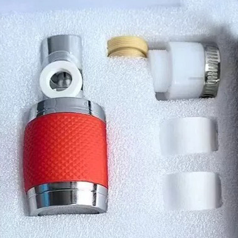 H2OBoost | 360° draaibare kraanfilterversterker – spatwaterdichte, waterbesparende keukenkraanopzetstuk