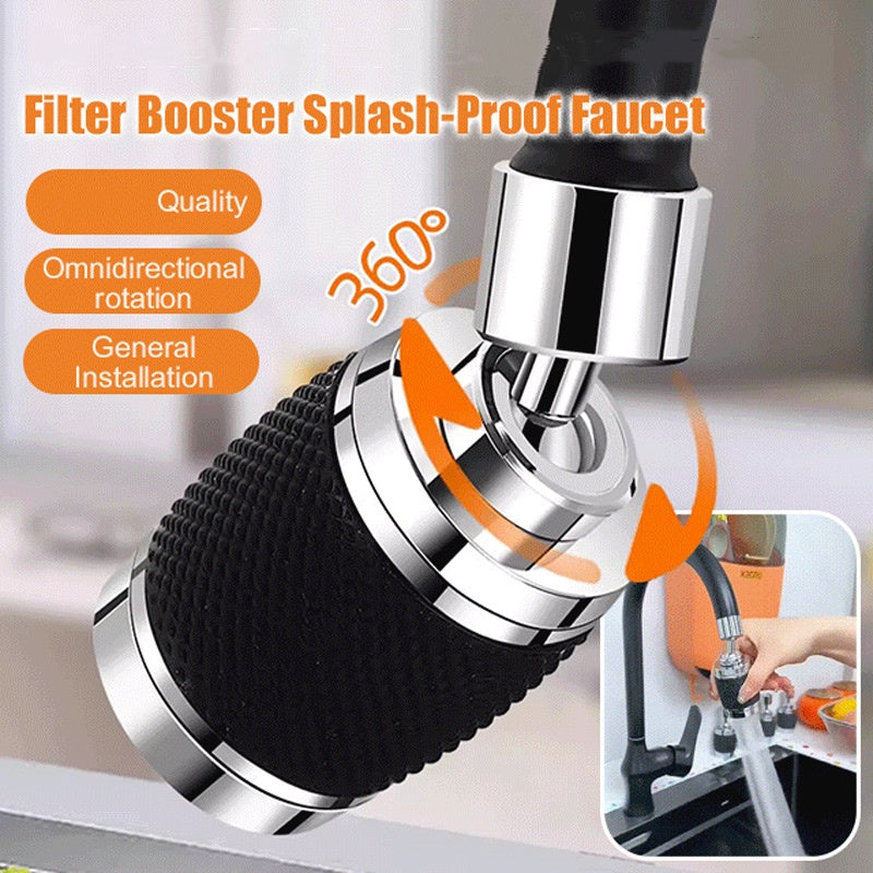 SplashFlow | Ultra spatwaterdichte kraan sproeikop met 360° rotatie