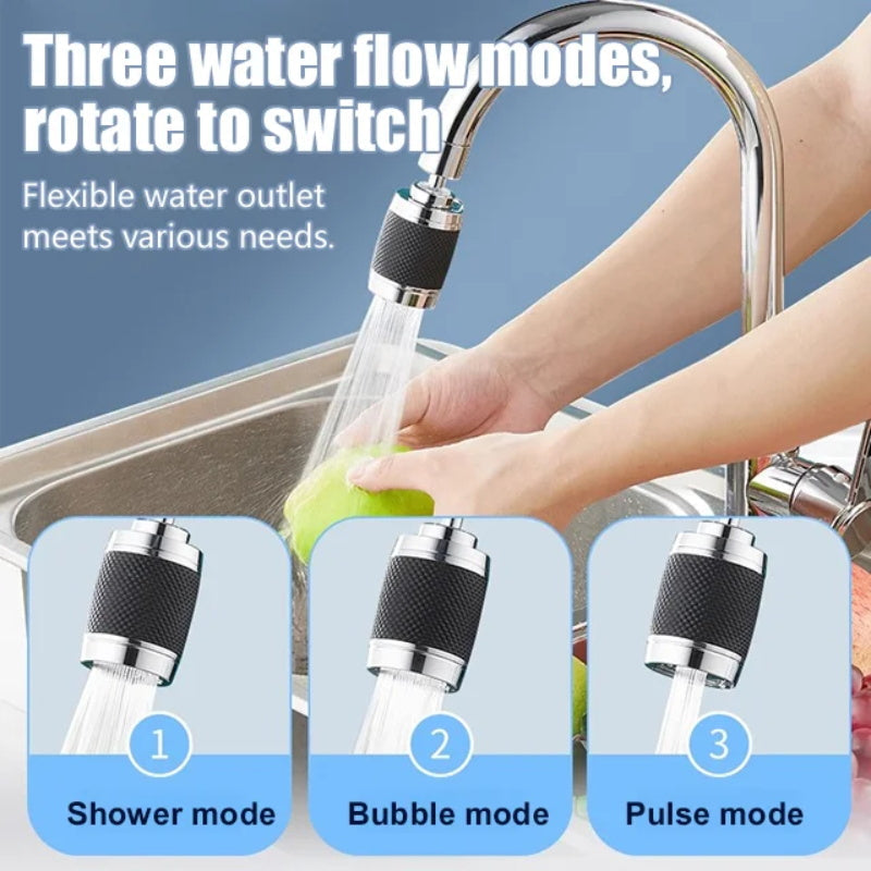 SplashFlow | Ultra spatwaterdichte kraan sproeikop met 360° rotatie