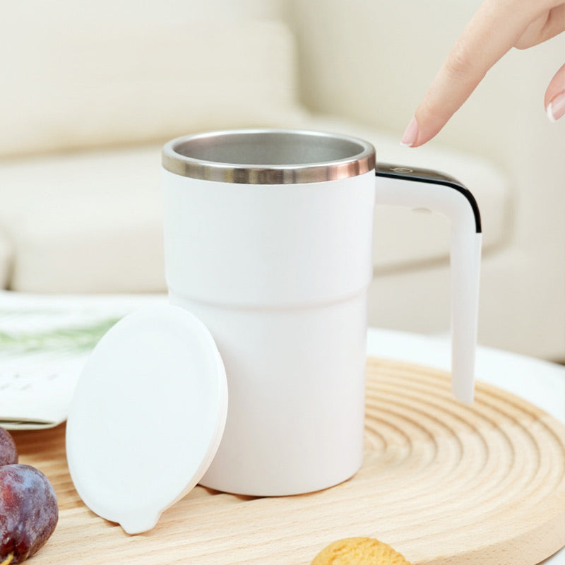 ThermaMix | Oplaadbare magnetische roerbeker met slim temperatuurdisplay en koeling – automatische mixbeker
