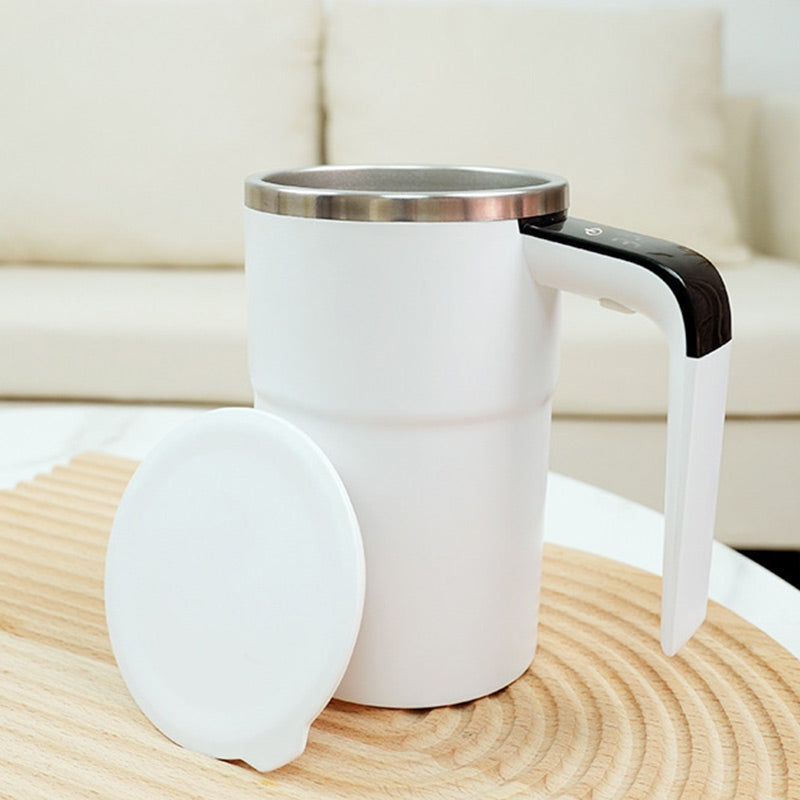 ThermaMix | Oplaadbare magnetische roerbeker met slim temperatuurdisplay en koeling – automatische mixbeker