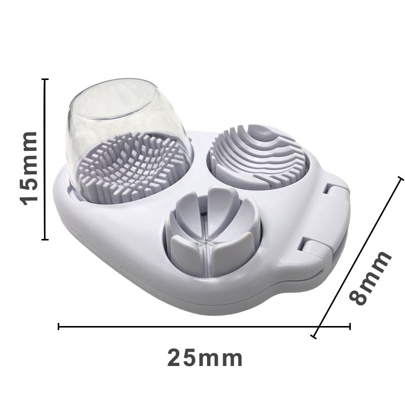 EggCraft | Multifunctionele 3-in-1 eiersnijder - Roestvrijstalen snijder voor plakjes, blokjes en partjes