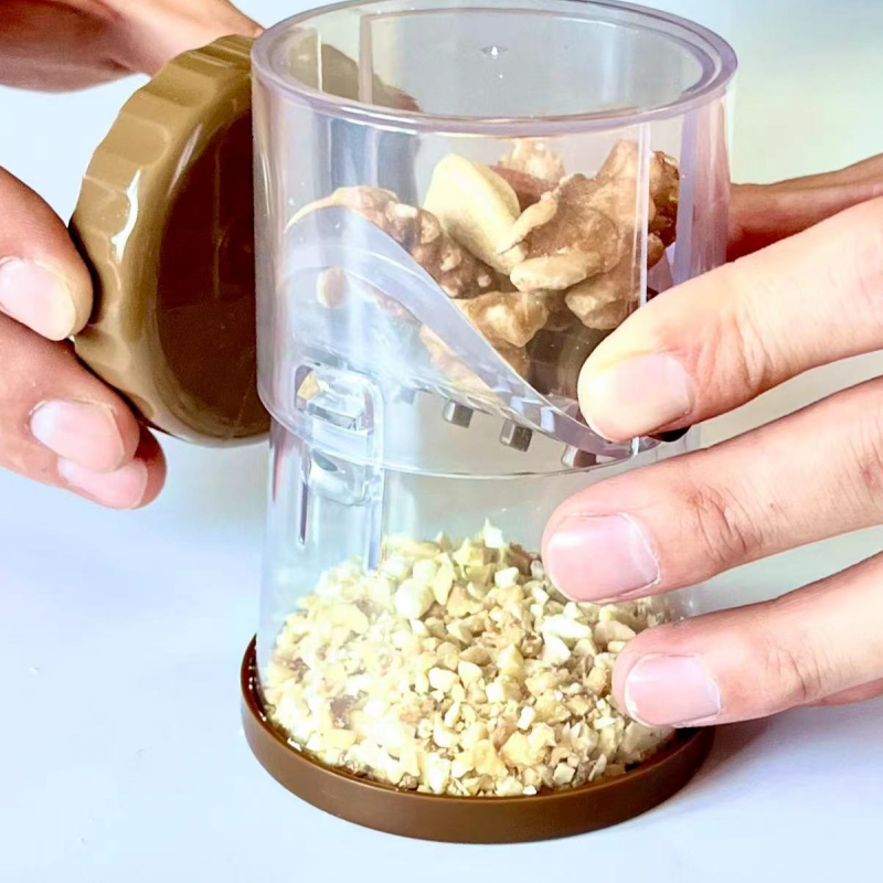 NutMill | Handmatige Notenmolen - Handzwengel Notenmolen voor Amandelen, Walnoten, Hazelnoten