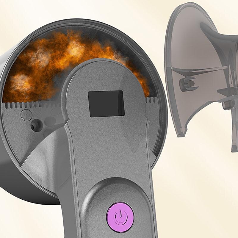 TwiceClean | Elektrische pluis- en stofverwijderaar met dubbele functie, oplaadbaar, draagbaar apparaat voor thuisgebruik