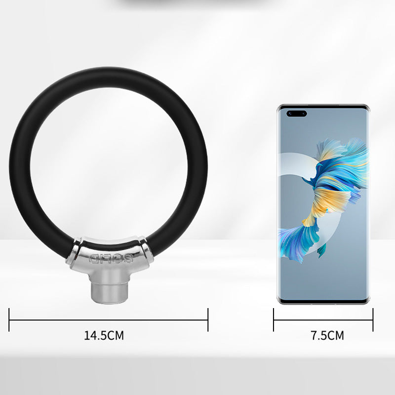 WheelLock | Compact draagbaar fietsslot – Lichtgewicht antidiefstal kabel voor veilig fietsen, gemakkelijk mee te nemen en duurzaam