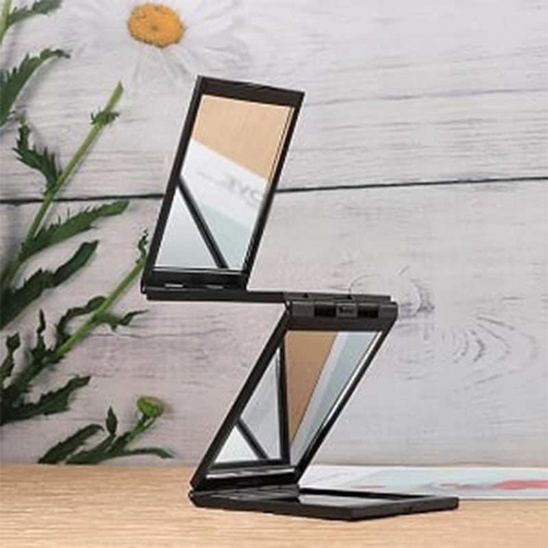 Reflexa | Compacte draagbare opvouwbare make-up- en kaptafelspiegel – verstelbare standaard