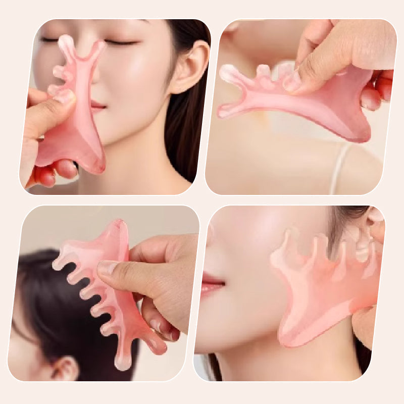 GuaComb | Hoofdhuid massagekam Gua Sha-tool voor haargroei, acupressuur en stimulatie van de bloedsomloop