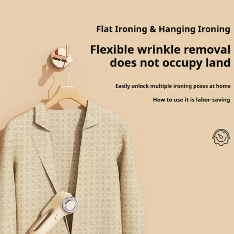 SteamEase | Compacte handheld kledingstomer – Snelle kreukverwijdering voor thuis, op reis en voor alle stoffen