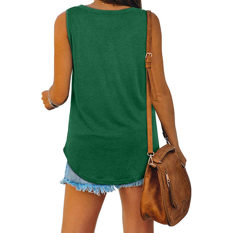 Vaela | Zomerblouse voor dames – Elegante, luchtige casual top met V-hals