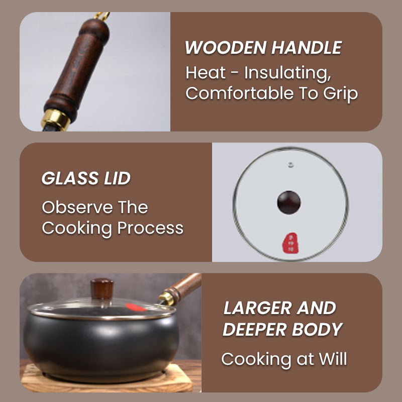 IronLoom | Zwaar uitgevoerde gietijzeren pan – geschikt voor oven en fornuis