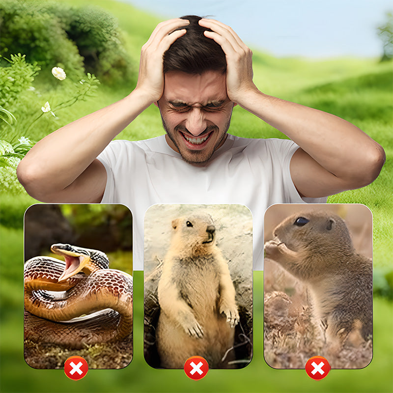 SolarBuzz | Zonne-energie molenverjager – Waterdichte ongediertebestrijding voor de tuin