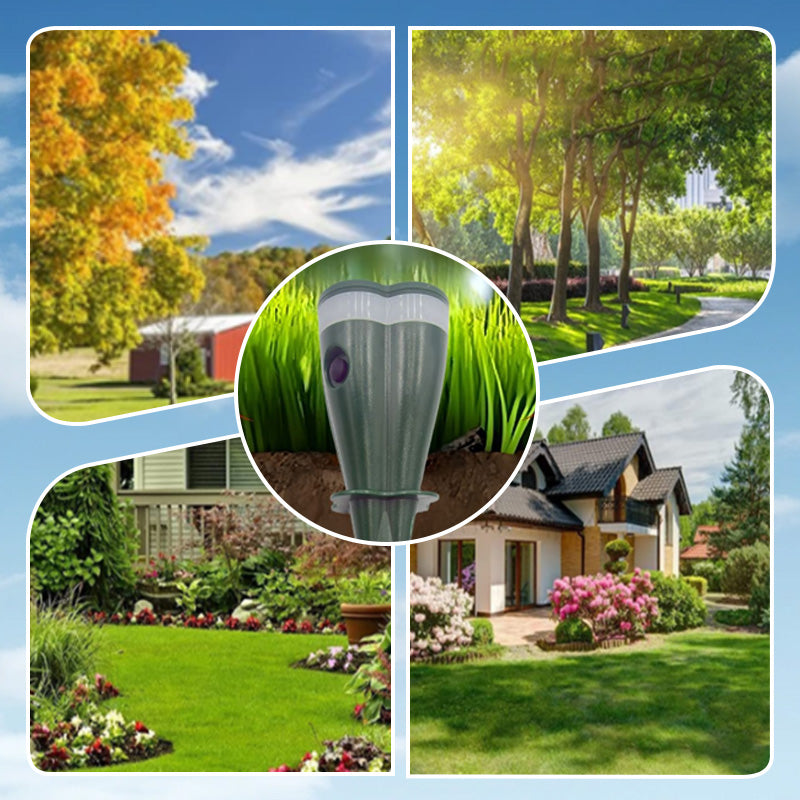 SolarBuzz | Zonne-energie molenverjager – Waterdichte ongediertebestrijding voor de tuin