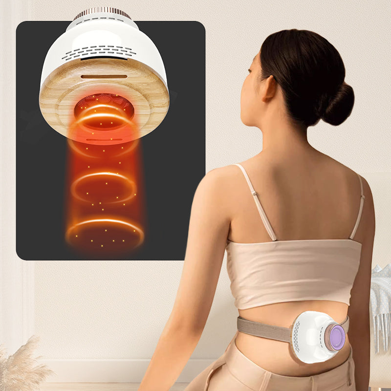 GlowPot | Compacte draagbare moxibustion-set met verstelbare banden en ventilatie voor thuis- en reistherapie