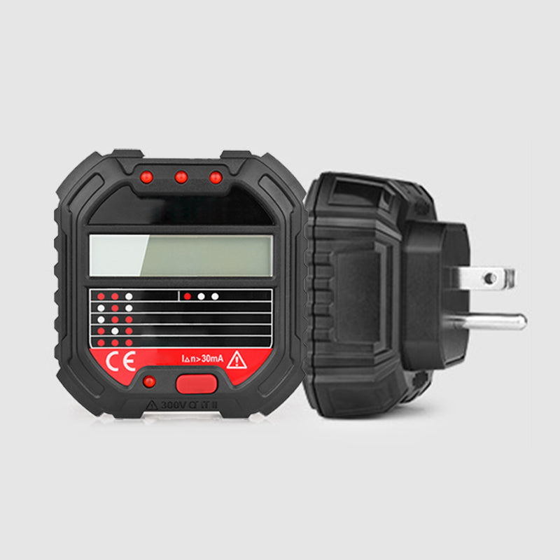 VoltCheck | Multifunctionele Digitale Stopcontacttester – LCD Spanningsmeter