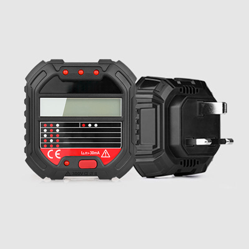 VoltCheck | Multifunctionele Digitale Stopcontacttester – LCD Spanningsmeter