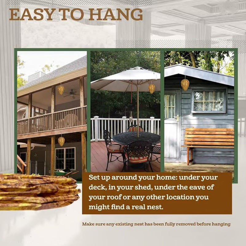 BuzzBlock | Hangend wespen- en horzelwerend middel – Niet-giftige ongediertebestrijding voor buiten