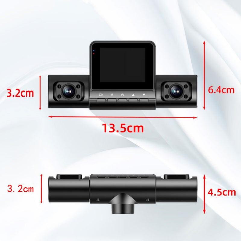 AutoVision | Nachtzicht-dashcam met bewegingsdetectie en lusopname